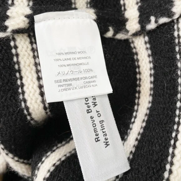 Madewell Striped Mini Long Sleeve Knit Dress - Picture 7 of 10